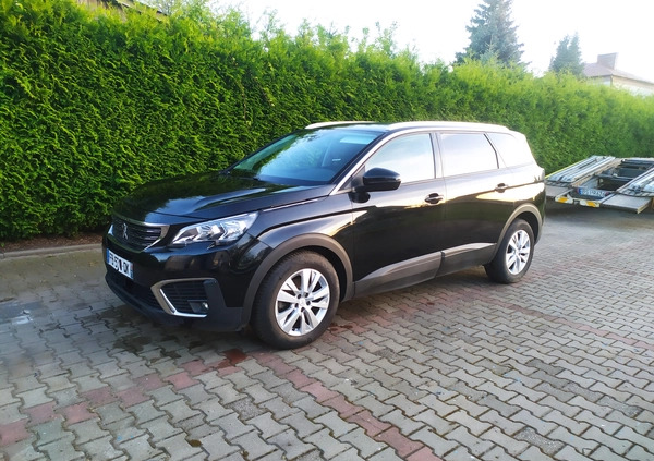 Peugeot 5008 cena 57900 przebieg: 186000, rok produkcji 2018 z Siemiatycze małe 254